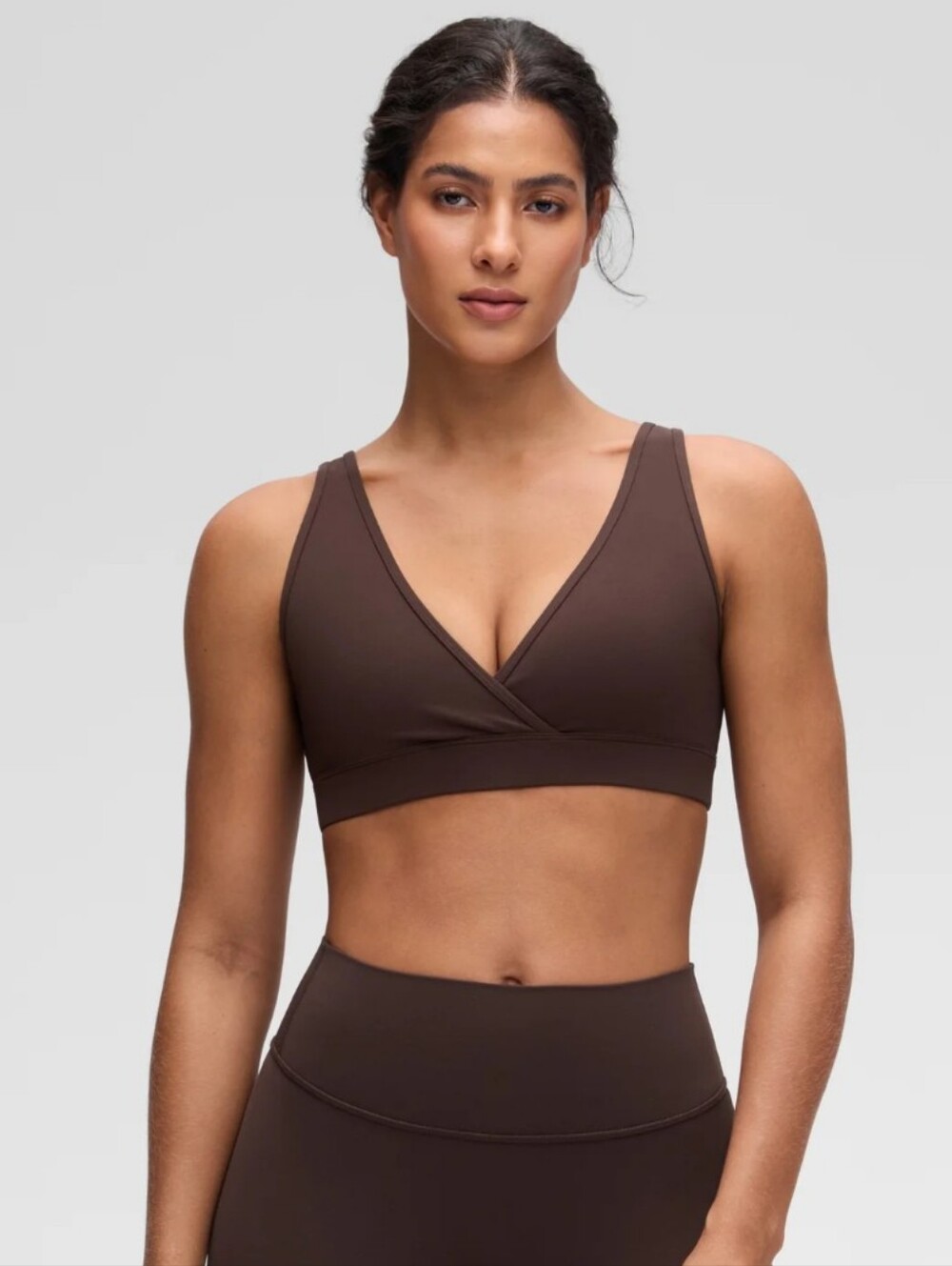 CRZ YOGA Women's Brown Nursing Bra